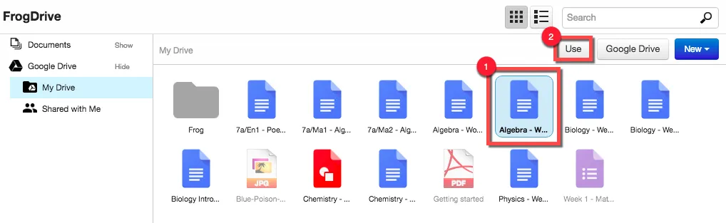 ga5Google_Activity_Widget_Sites_Google_Activity_Widget_Settings_Frog_Drive_Select.jpg